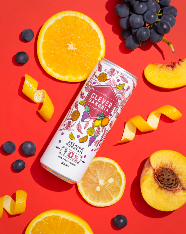 Sangria Rouge Clever sans alcool x 12 canettes