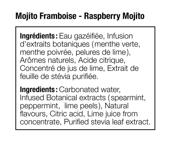Non-Alcoholic Clever Raspberry Mojito 0 Sugar x 12 cans
