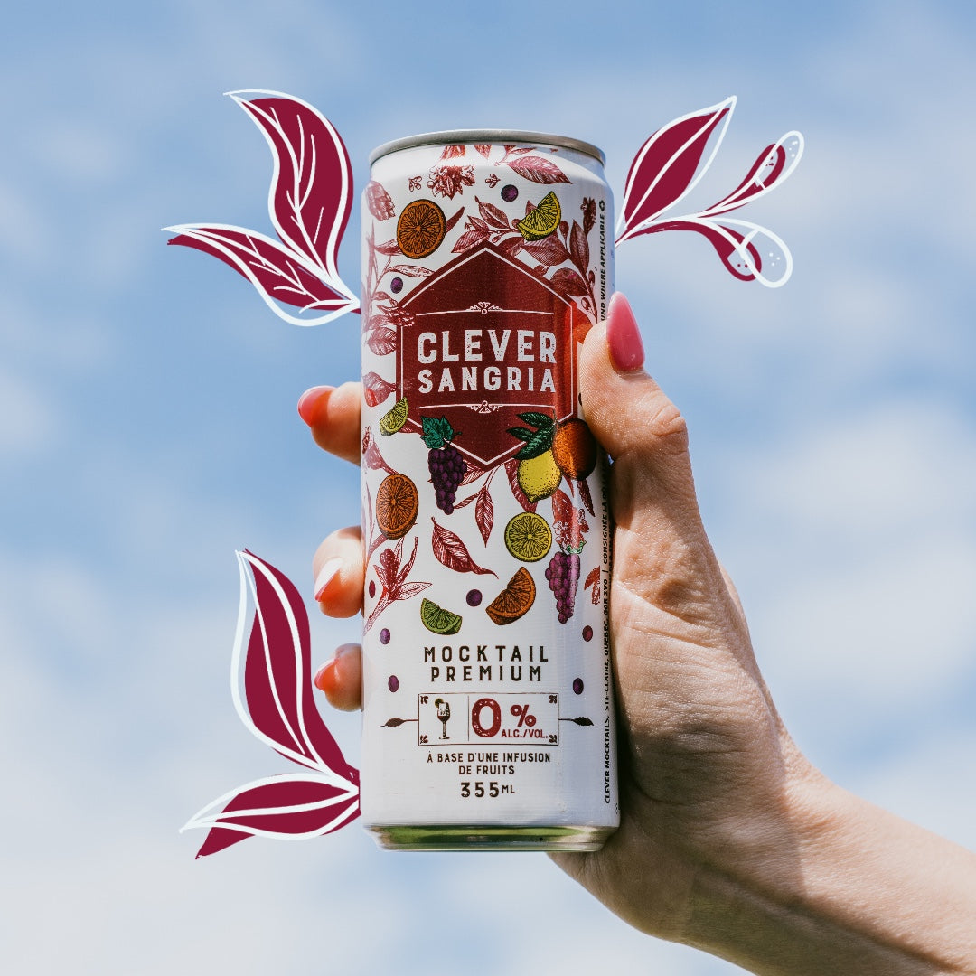 Non-Alcoholic Clever Red Sangria X 12 Cans