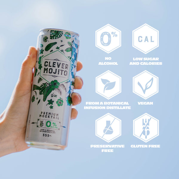 Mojito Clever sans alcool x 12 canettes