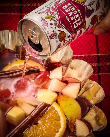 Easy Clever Winter Sangria Recipe to make at home