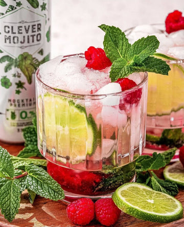 How to Make a Raspberry Mojito Mocktail