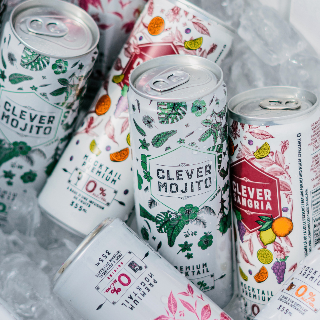 Clever Mocktails Mix Pack- 12 cans